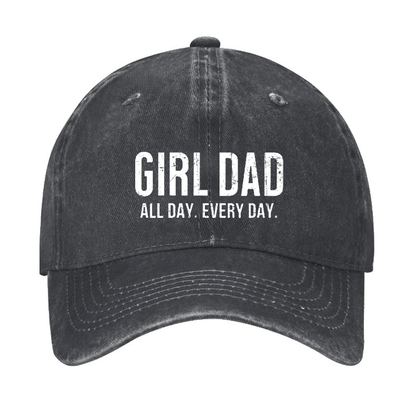 Girl Dad All Day Every Day Cap (Free Customization)