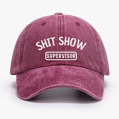 Shit Show Supervisor Funny Cap (Free Customization)