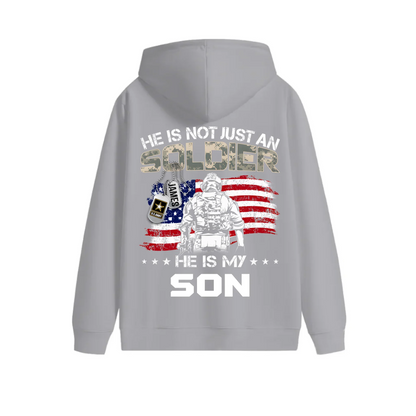 He Is Not Just A Soldier He Is My Son - Personalized Military Family Clothes
