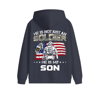 He Is Not Just A Soldier He Is My Son - Personalized Military Family Clothes