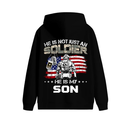 He Is Not Just A Soldier He Is My Son - Personalized Military Family Clothes