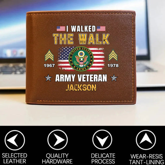 Veteran's Wallet - Personalized Department and Branche