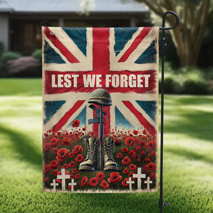 Lest We Forget UK Armed Forces Day Veterans Flag LHB01DTD