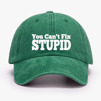 You Can't Fix Stupid Cap