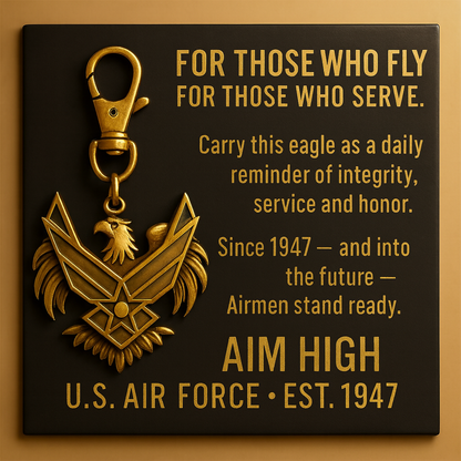 🇺🇸 U.S. Military Commemorative Keychain Series