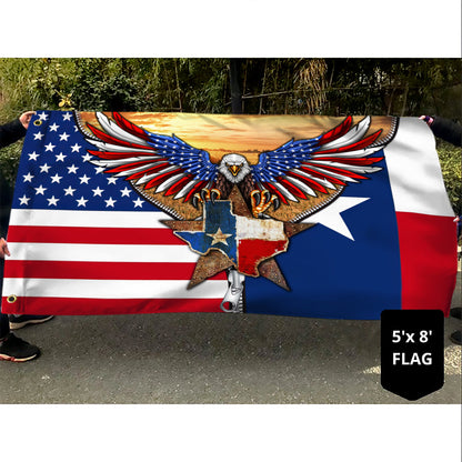 Texas American Eagle Flag THN3533GF