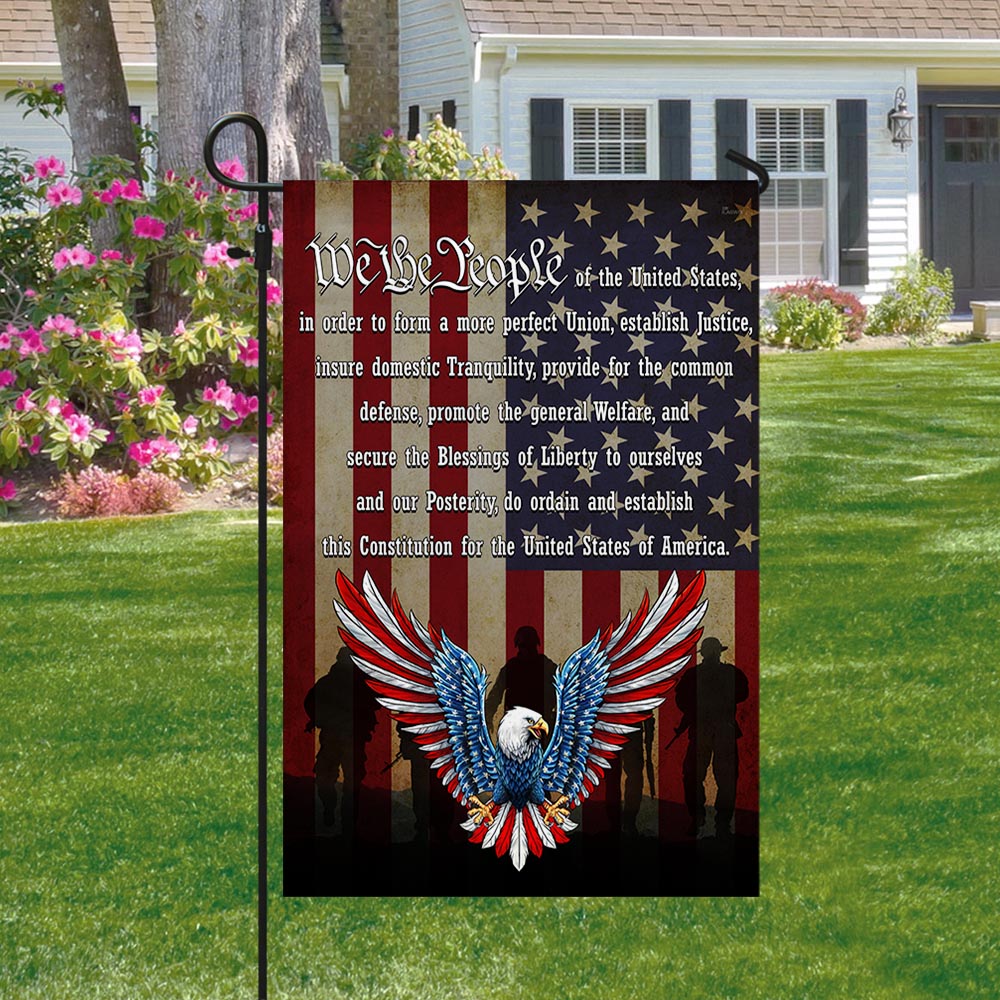 Flagwix American Flag - American Patriotic Eagle, We The People of the United States Flag TPT880F