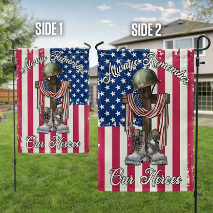 4th of july Independence Day Always Remember Our Heroes Veteran Flag MLN5862DNV