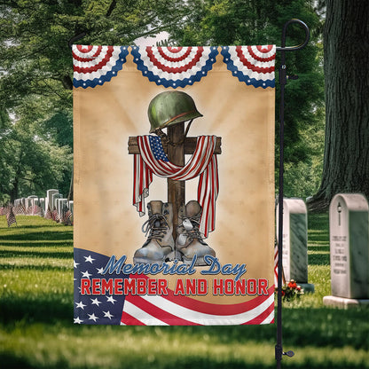 FLAGWIX Memorial Day Remember and Honor Veteran Flag MLN2736F