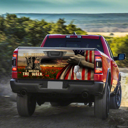 U.S. Veteran I Walked The Walk Truck Tailgate Wrap