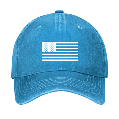 Classic American Flag Print For Men Cap