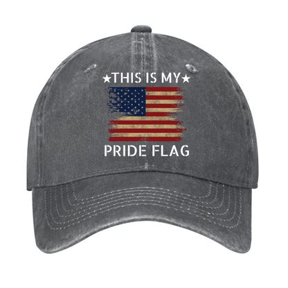 American Flag This Is My Pride Flag Cap
