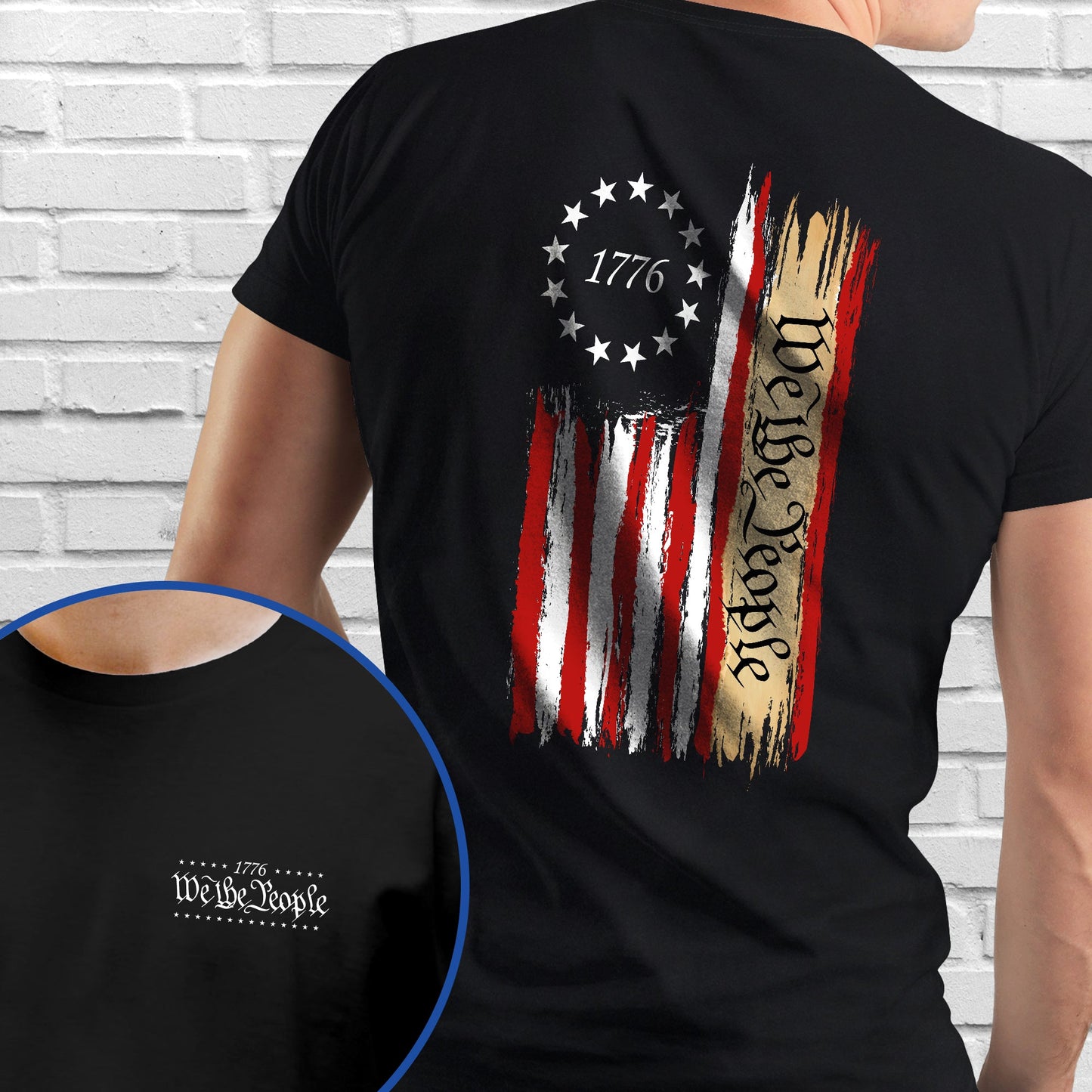 We The People T-Shirt - Patriotic Gift for Proud Americans & Everyday Wear MLN3131TS