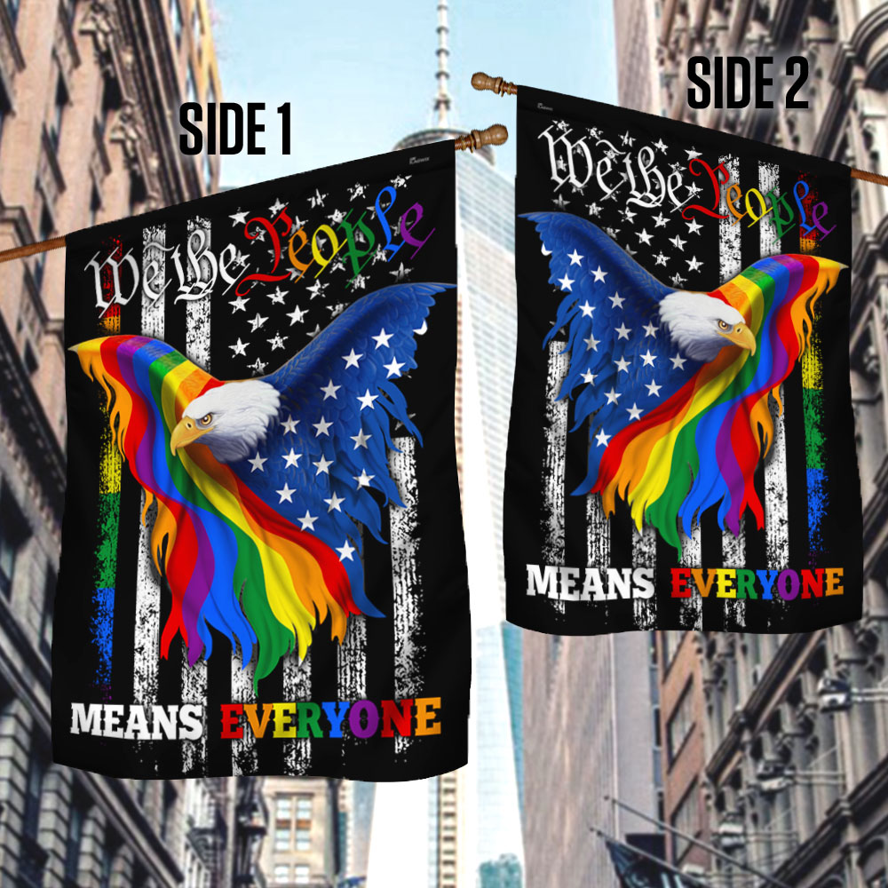 LGBT Pride Eagle Flag We The People Means Everyone DDH3459F