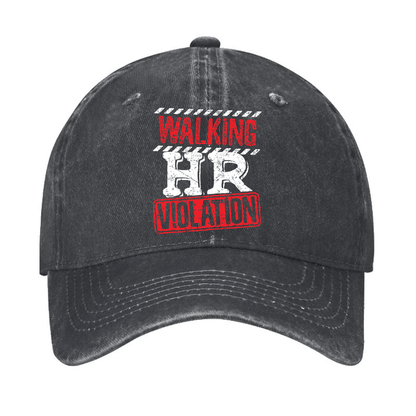 Walking HR Violation Funny Uniex Cap