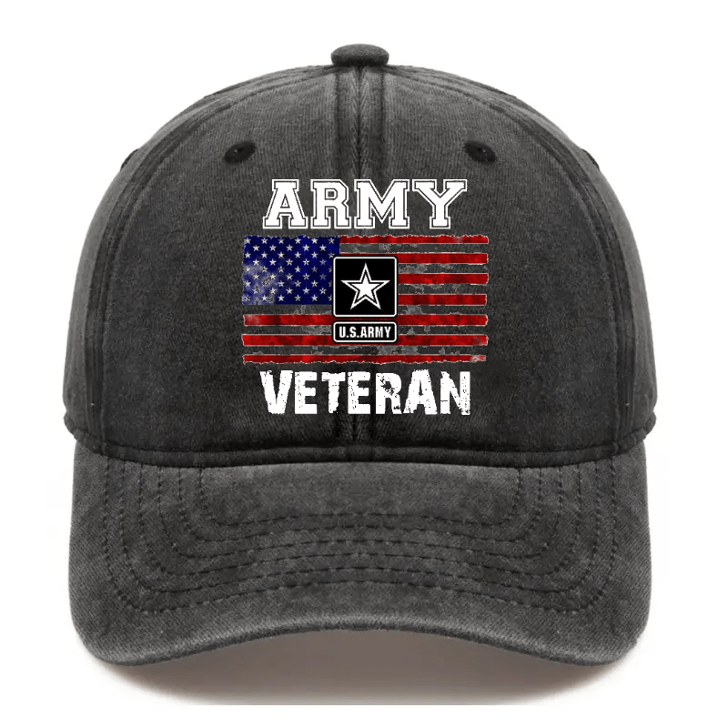 Maturelion Custom Cap Army U.S.Army Veteran Cap(Free Customization)