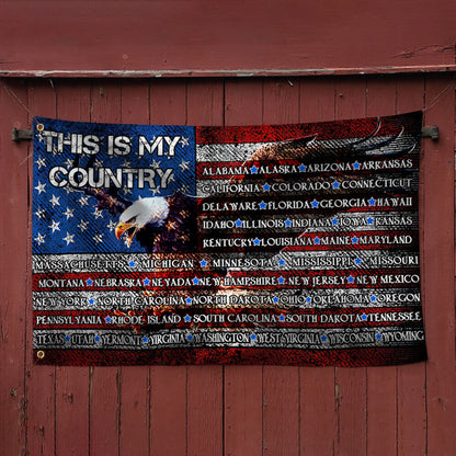 American Patriot Grommet Flag Country NNT195GF