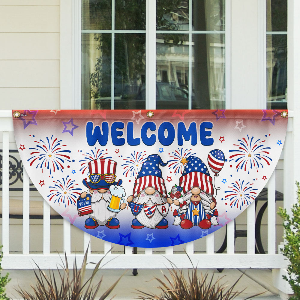 Flagwix American Flag - 4th of july Decoration American Independence Day Non-Pleated Fan Flag LHB158LPN