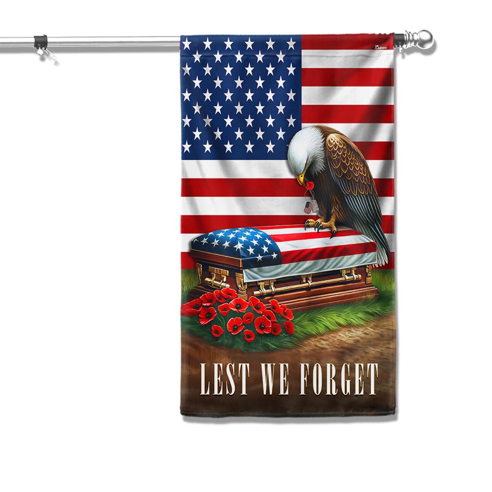 Lest We Forget Memorial Day American Flag TPT1591F