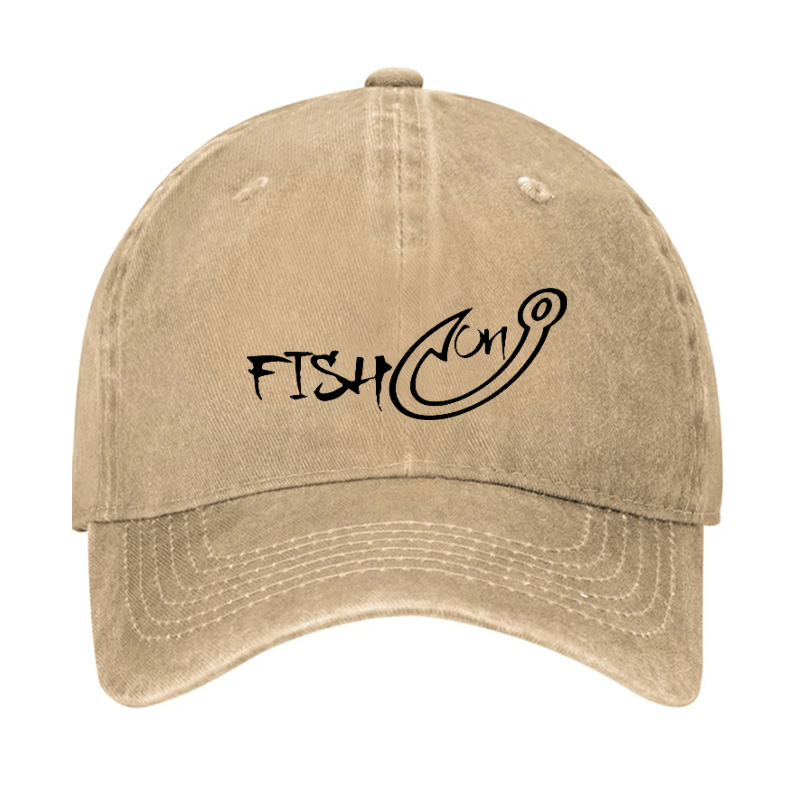 Fish On Funny Fishing Cap (Free Customization)