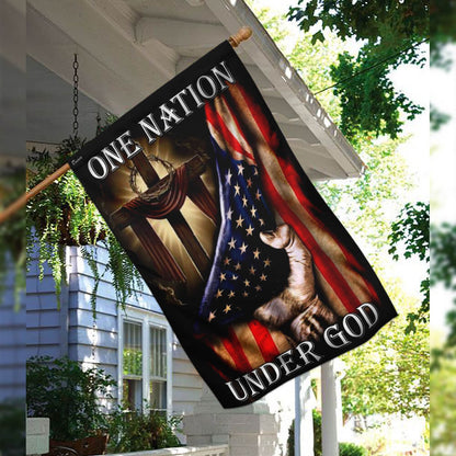 One Nation Under God. American US Flag