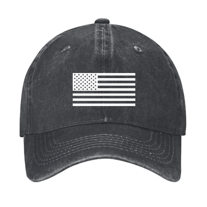 Classic American Flag Print For Men Cap