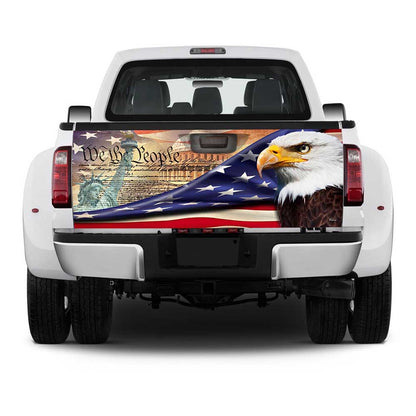 American Eagle Truck Tailgate Decal Sticker Wrap