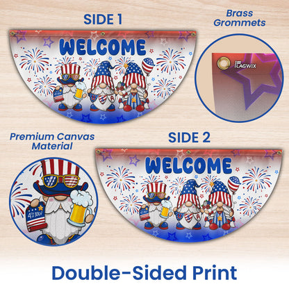 Flagwix American Flag - 4th of july Decoration American Independence Day Non-Pleated Fan Flag LHB158LPN