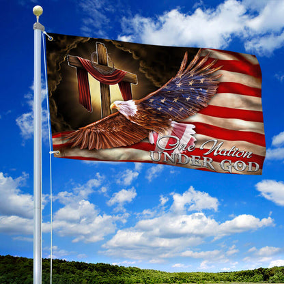 One Nation Under God. American Eagle Flag THB3124GF