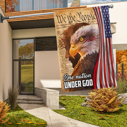 Flagwix American Flag - We The People, One Nation Under God, American Eagle Jesus Flag TPT845F