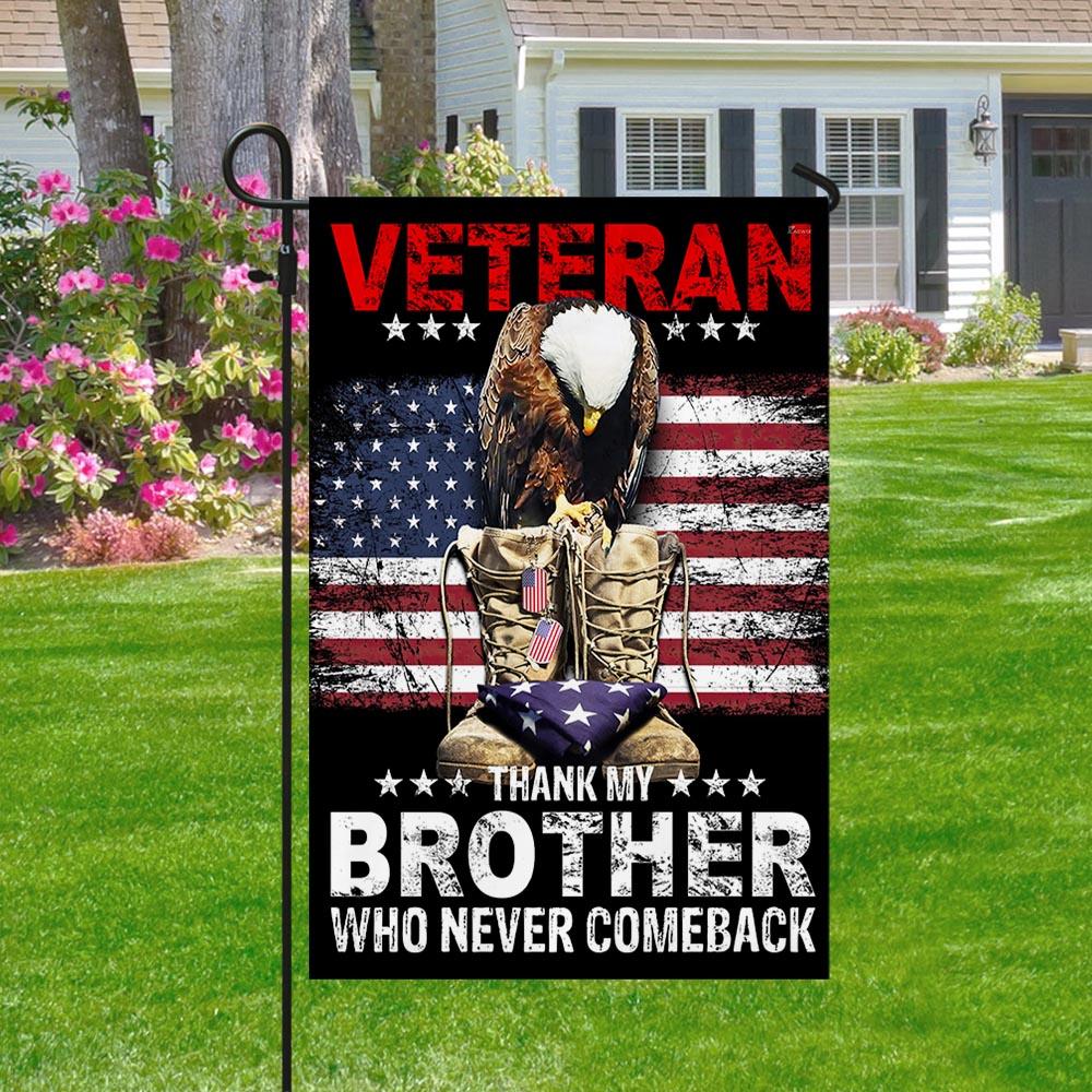 Veteran Memorial Day American Flag Thank My Brother Who Never Comeback MLN1320F