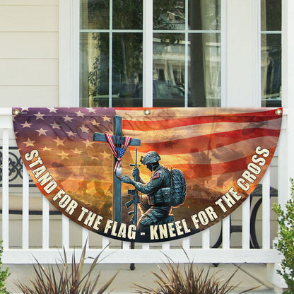 Memorial Day Stand For The Flag Kneel For The Cross Veterans Flag PHB21TTH