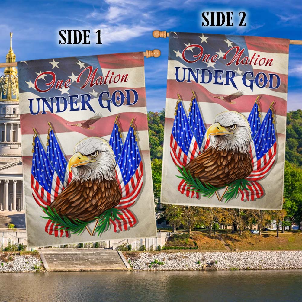 Flagwix American Flag - One Nation Under God Eagle Flag TQN1223F
