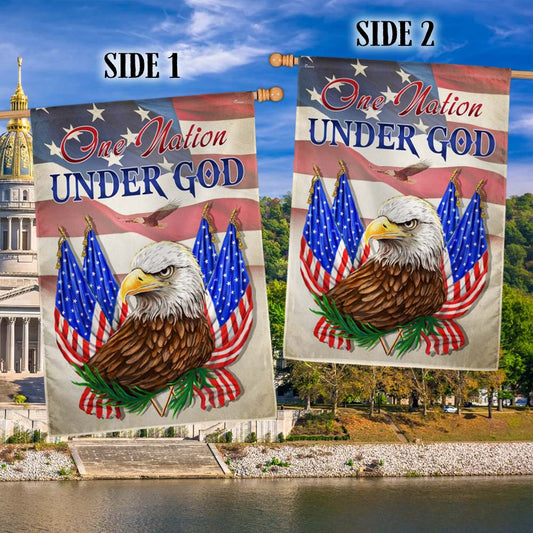 Flagwix American Flag - One Nation Under God Eagle Flag TQN1223F