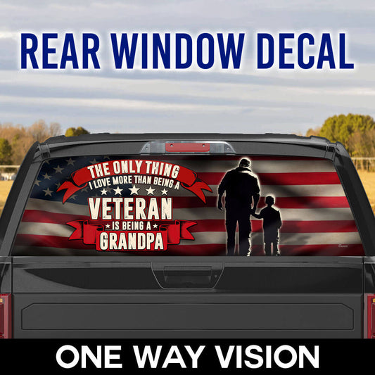Veteran Grandpa Rear Window Decal THB3847CD