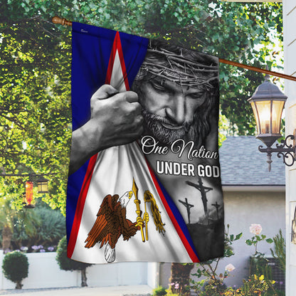American Samoa Flag Jesus One Nation Under God American Samoa Flag TRL1253Fv3