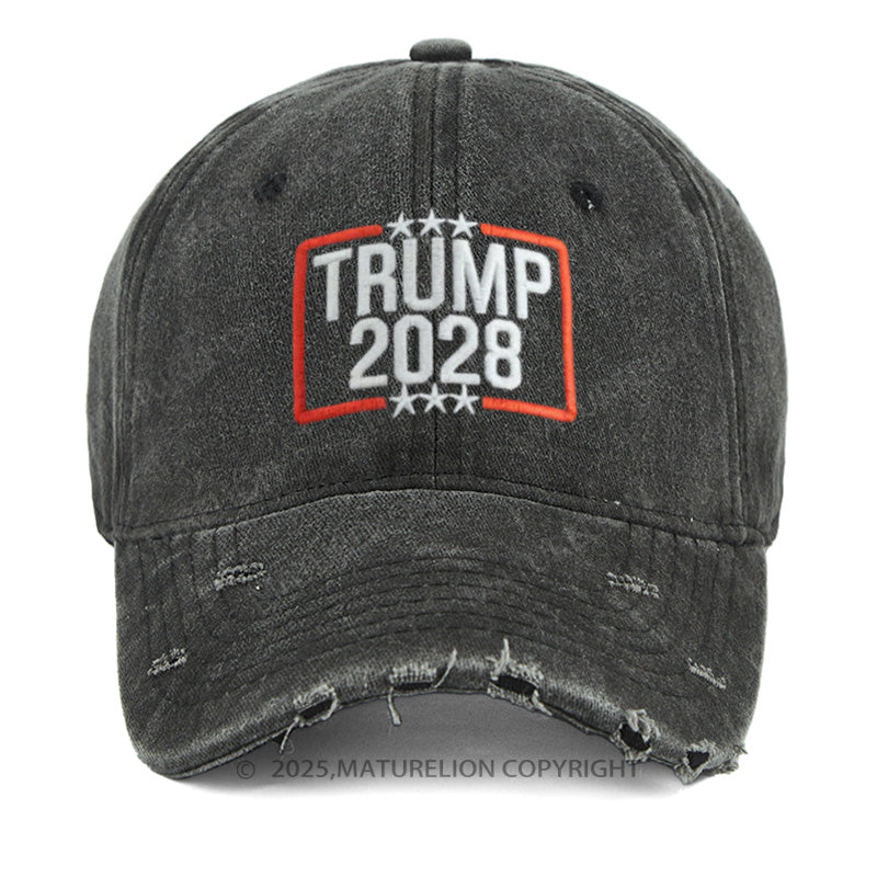 Maturelion Trump 2028 Washed Vintage Cap