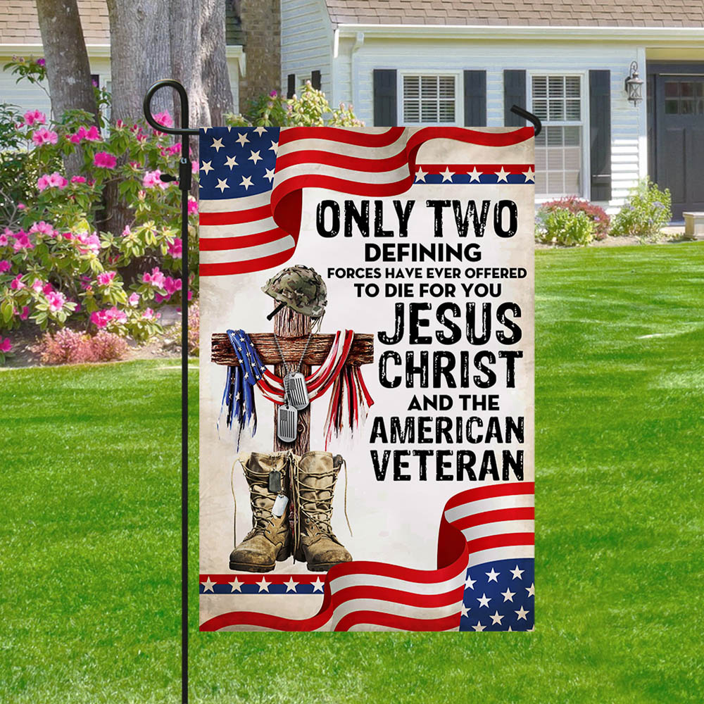Flagwix American Flag - Only Jesus Christ and American Veteran Can Die For You, US Veteran Flag TPT743F