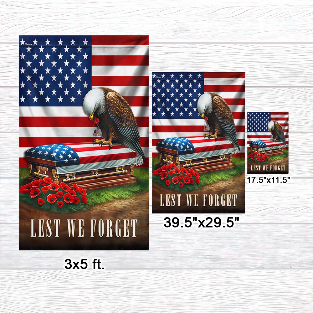 Lest We Forget Memorial Day American Flag TPT1591F