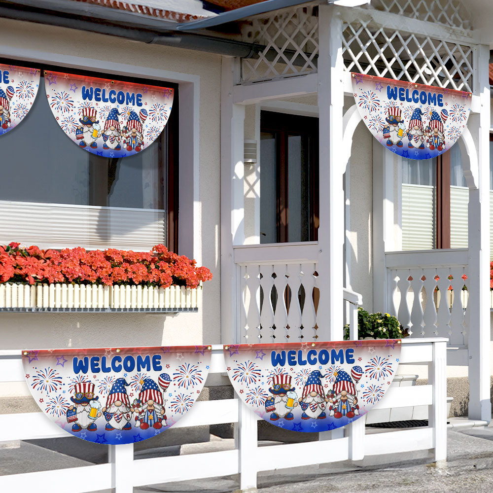 Flagwix American Flag - 4th of july Decoration American Independence Day Non-Pleated Fan Flag LHB158LPN