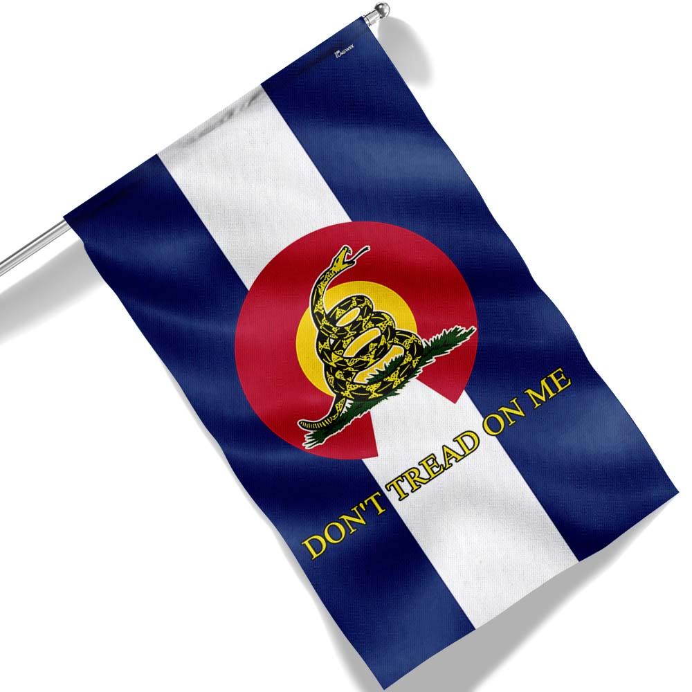 Don't Tread On Me Colorado Gadsden Flag TPT1167F