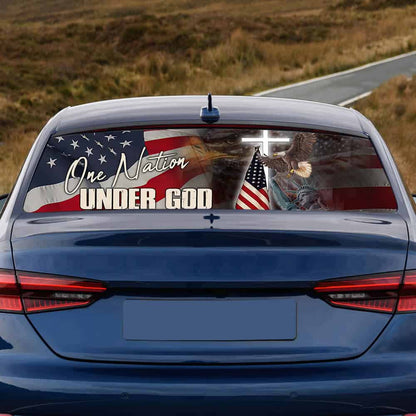 One Nation Under God Rear Window Decal PN262CD