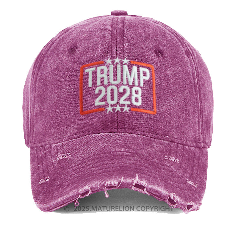 Maturelion Trump 2028 Washed Vintage Cap