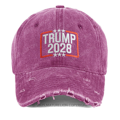 Maturelion Trump 2028 Washed Vintage Cap