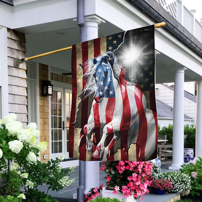 Patriot Horse American Flag MLN349F