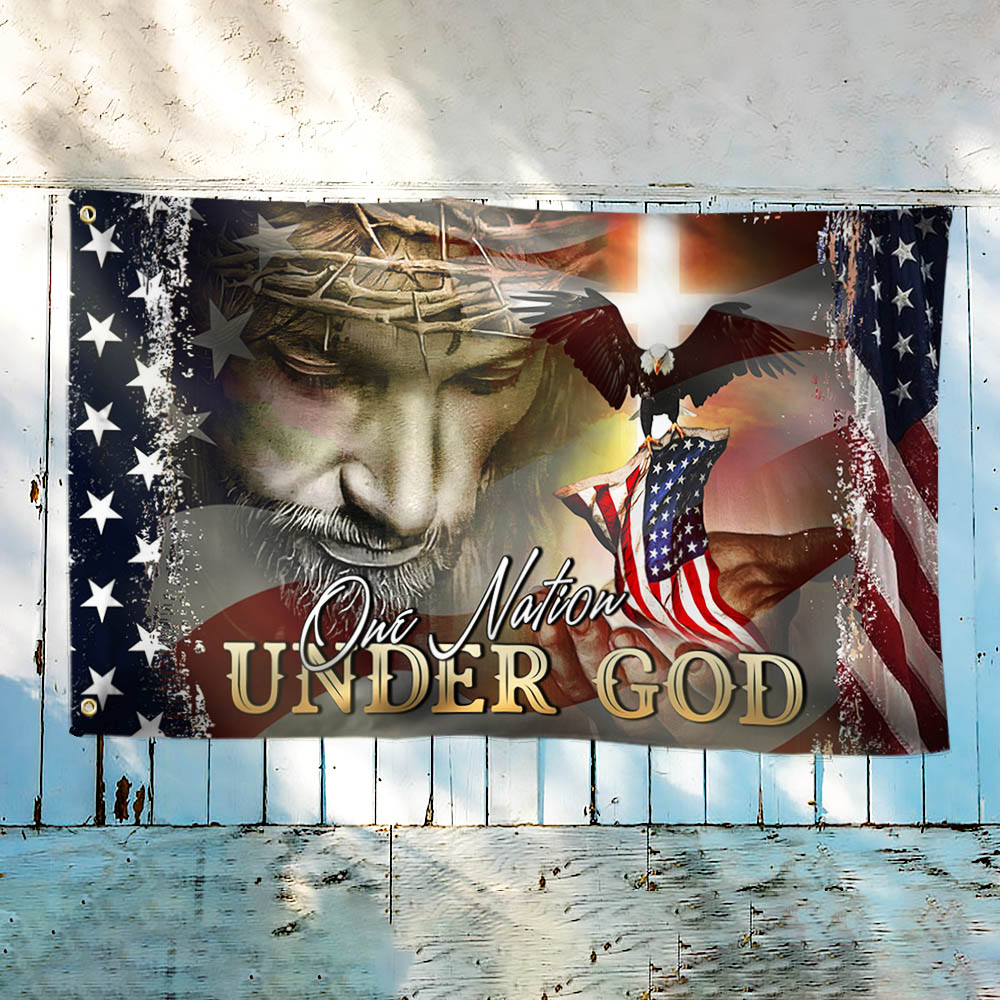 One Nation Under God American Flag THH3442GF