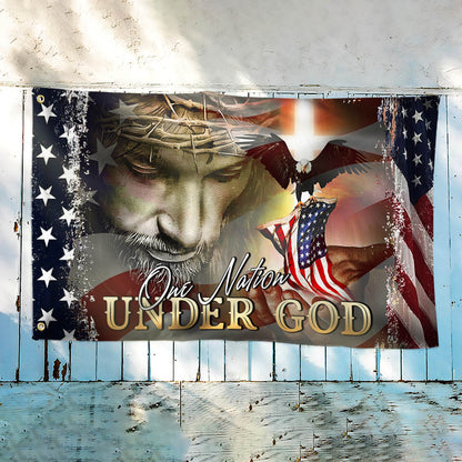One Nation Under God American Flag THH3442GF