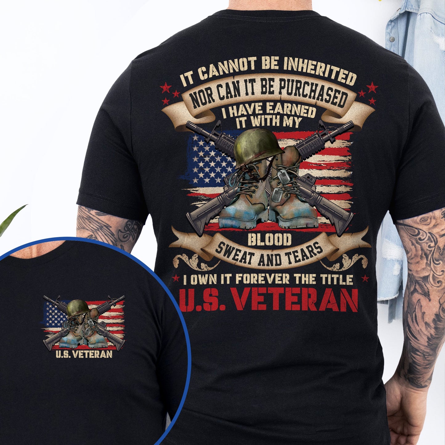 Veteran, I Own It Forever The Title U.S. Veteran T-Shirt TPT2338TS