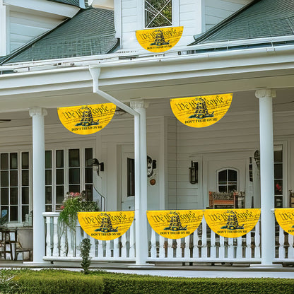 Gadsden Don’t Tread On Me We The People Non-Pleated Fan Flag MLN2636FL