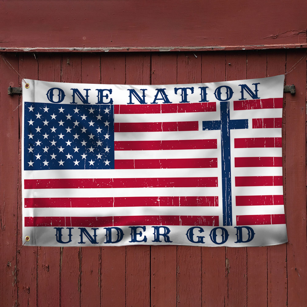 One Nation Under God American Grommet Flag MLN873GF